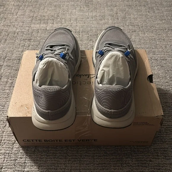 Clark’s Men’s Davis Low Grey Sneakers - Size 8.5